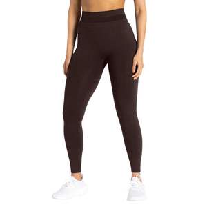 กางเกงเลกกิ้งวิ่งออกกำลังกายแบบรัดรูป สกรีนโลโก้ได้ ไร้ตะเข็บ สวมใส่สบาย ระบายอากาศได้ดี เหมาะสำหรับฤดูร้อน ฟิตเนส ยิม โยคะ ผ้าถัก สำหรับผู้หญิง ความยาวระดับกลาง - Product Image 1