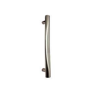 Hot Selling Matt <b>Silver</b> Brass Color Exterior Door Handle Metal Office School Restaurant Hotel Hospital Pull Handle T-Bar - Product Image 1