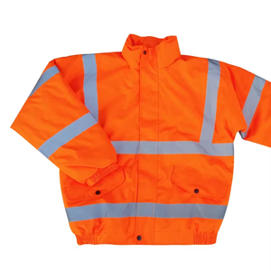 Gilet de sécurité haute visibilité OEM pour l'hiver, réfléchissant, classe 3 ANSI, imperméable, logo personnalisé, vêtements de travail pour la construction, protection extérieure - Product Image 1