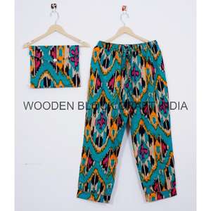 ชุดนอนผู้หญิงคุณภาพสูงแบบสองชิ้น ผ้าฝ้าย ชุดนอน ชุดนอนลำลอง ชุดนอนใหม่ล่าสุดสำหรับผู้หญิง - Product Image 3