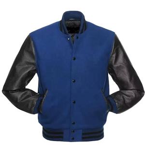 Chaqueta de béisbol de manga larga con contraste de color elegante para hombre, precio al por mayor, chaquetas universitarias personalizadas para mujer - Product Image 3