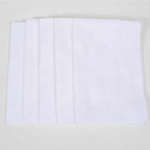 Serviette de beauté coréenne en gaze longue, 100 % coton premium, pour le visage, unie, douce, en coton, pour les mains - Product Image 1
