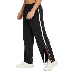 Pantalon de survêtement de basketball pour homme, épais, anti-plis, séchage rapide, avec poches post-opératoires, taille élastique, coupe droite, taille XL - Product Image 2