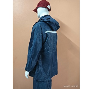 Imperméable unisexe en tissu nylon 190T, veste et pantalon, protection PVC, pour moto et électromobile, meilleur prix - Product Image 3