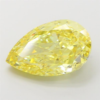 Diamante Suelto IGI Certificado, Color Amarillo Intenso, Excelente Brillo para Joyería, Alta Calidad, Cultivado en Laboratorio, Alto Brillo, Tipo CVD 2A