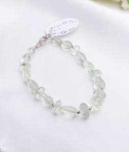 Ametista verde natural facetada, piedras preciosas para la elaboración de joyería fina. - Product Image 1