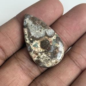 พลอยแจสเปอร์ลายเสือดาวธรรมชาติทรงรีขัดเงา คุณภาพสูง สำหรับทำเครื่องประดับ จำหน่ายจำนวนมาก - Product Image 5