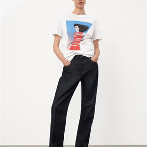 Nueva Camiseta de Mujer Lisa de Primera Calidad al por Mayor 2025, Camisetas de Mujer Informales para el Verano - Product Image 6