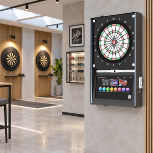 Juego de Dardos para Hombre, Tablero de Dardos Electrónico para el Hogar, Panel Frontal con LED y Puntas Blandas, Personalizable, 30 kg - Product Image 6