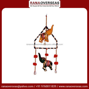 Mini carillon éolien en coton éléphant de qualité supérieure le plus vendu à la main, parfait pour accrocher au mur et à la porte - Product Image 3