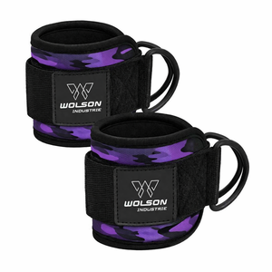 Neoprene Ankle Straps for Cable Machines with D-Ring Leg Kickback Workout Attachment for Gym Home Fitness Top Selling Strap. - Product Image 4