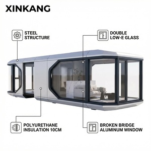 Maison Capsule en Acier à Installation Rapide pour un ROI Optimal, Maison Préfabriquée Pliable, Mini-Maison Prête à l'Expédition, Pod Hôtelier Mobile et Atelier - Product Image 3