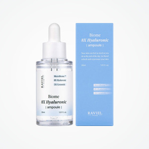Sérum hydratant pour le visage Laviel Baiom 8X Acide Hyaluronique ampoule 30ml, protection anti-pollution, défense urbaine, sérum facial - Product Image 6
