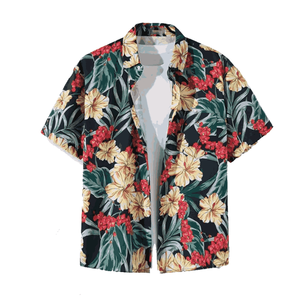 T-shirt hawaïen entièrement personnalisé, infroissable, respirant, léger, style parfait, vente chaude, prix abordable - Product Image 1