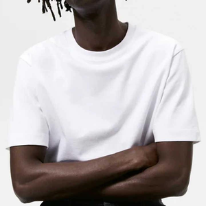 Camiseta Ligera de Algodón para Hombre, Casual, Manga Corta, Holgada, Estilo Urbano, Moda de Verano, Fabricante OEM al por Mayor - Product Image 6