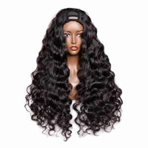 Perruque en cheveux humains Remy moyenne, bouclée profonde, faite à la main, sans partie fine, cheveux vietnamiens, vente en gros - Product Image 1