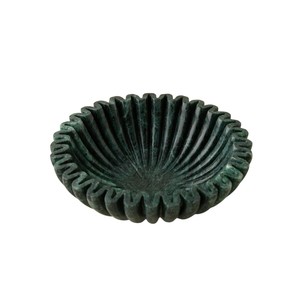 Bol sur piédestal en marbre blanc exclusif, fait main, pour fruits, vaisselle sur pied, centre de table de cuisine, décoration, meilleur prix - Product Image 2