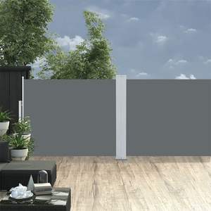 Toldo lateral retráctil antracita 55,1 "x 393,7" Refugio solar para refugio al aire libre - Product Image 1