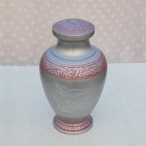 Urne funéraire pour cendres humaines de haute qualité, en aluminium émaillé, traditionnelle, personnalisée, moderne, durable, pour adultes - Product Image 5