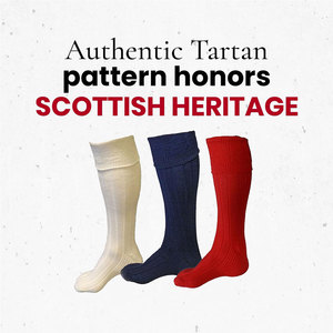 High-Quality Wool Blend Long Scottish <b>Mens</b> Traditional Kilt Hose <b>Socks</b> Highland Custom Wholesale <b>Sock</b> - Product Image 6