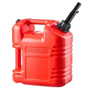 Contenitore per Carburante da 2,5 Galloni con Scala Graduata, Portata Massima 15 L/min, Sicuro e a Prova di Perdite, Design Portatile e Piatto - Product Image 1