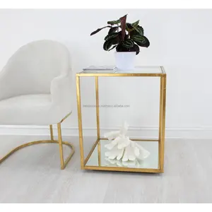 Mesa Consola Cuadrada de Hierro de Diseño Moderno y Lujoso, Muebles de Comedor Ecológicos Hechos a Mano, Mesas de Centro para Exportación al por Mayor, Zahid - Product Image 4