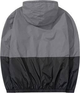 Chaqueta cortavientos impermeable ligera para hombre, con cierre de cremallera y bolsillos para protección en todo tipo de clima. - Product Image 6