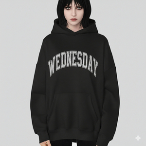 เสื้อฮู้ดดี้โอเวอร์ไซส์ลำลองผ้าฝ้าย 100% พิมพ์ลายโลโก้ด้านหน้าสำหรับผู้หญิง ทรงไหล่ตก ฤดูหนาว รับผลิตแบบ OEM - Product Image 1