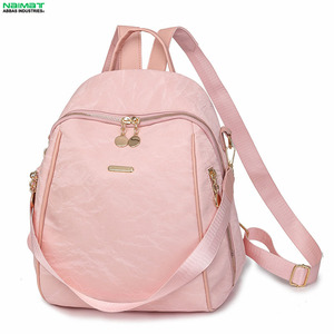 Pu Leather <b>Backpack</b> With Adjustable Straps and Front Zipper Pocket for All Seasons Outdoor Use - Product Image 5