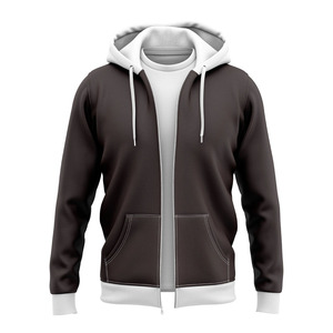 Mens Stylish Zipper Hoodies Modern Athletic Full Zip Hoodie Soft Premium Fleece Manufacturer OEM Export Supplier - Product Image 1