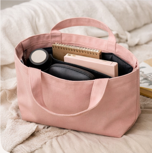 Bolsa de tela reciclada personalizada, tamaño estándar, 12 oz, de lona de algodón, azul liso, reutilizable, para compras, con base acanalada. - Product Image 2