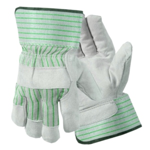 Guantes de Trabajo Reforzados de Cuero Vacuno de Larga Duración, Guantes de Seguridad Industriales Resistentes al Calor con Puño Reforzado de Goma - Product Image 6