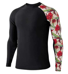 เสื้อรัดกล้ามเนื้อ MMA สำหรับผู้ชาย แขนยาว ขอบเอวยางยืดซิลิโคน กันลื่น สำหรับฝึกซ้อม BJJ เหมาะสำหรับตลาดอเมริกาและยุโรป - Product Image 1
