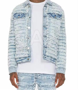 แจ็คเก็ตยีนส์ผู้ชายสไตล์คลาสสิก เหมาะสำหรับใส่ลำลอง และเป็นตัวเลือกแจ็คเก็ตฤดูหนาวที่อบอุ่น - Product Image 2