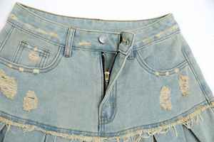 Jupes trapèze en coton tissé durable, style vintage esthétique urbain, confort quotidien printemps-automne, article de qualité supérieure - Product Image 2