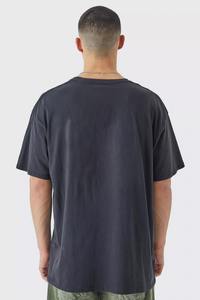 Premium Soft Cotton Black Logo Tee Wholesale Supplier <b>Top</b> Selling Custom Made <b>Men's</b> Heavyweight 100% Cotton Street Style Short - Product Image 5