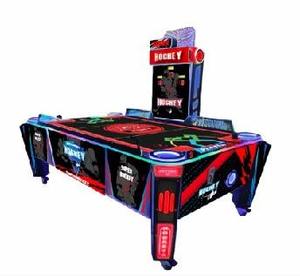 Machine de jeu d'arcade HGR Amusement Quality Air Hockey DX pour 2 joueurs, 400W, 220V, table en métal, acrylique, plastique et bois, pour enfants et adultes - Product Image 5