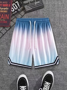 Pantalones Cortos Deportivos de Malla al por Mayor, Estilo Elástico, Material Ligero y Transpirable, Corte Holgado, Ideales para Verano y Estilo Urbano - Product Image 2
