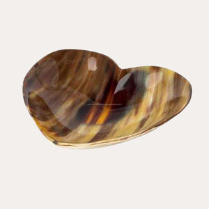 Natural Horn <b>Bowl</b> Decorative Artistic Handcrafted Serving <b>Dough</b> <b>Bowl</b> - Product Image 4