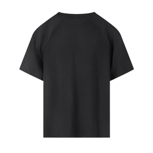 Camiseta de mujer de corte holgado, estilo cropped, con lavado ácido, informal, de manga corta, oversize, estilo vintage urbano, lisa, 100% algodón, 280GSM - Product Image 6