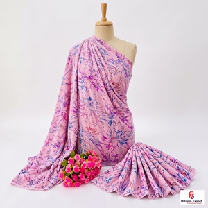 Tissu en velours imprimé multicolore de luxe pour robes de mode, vêtements, textiles de maison, OEM, ODM, textile sur mesure - Product Image 5