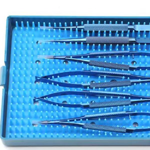 Kit de 7 instruments microchirurgicaux Azicon pour la dissection des tissus fins, ophtalmiques, vasculaires et nerveux – Kit de procédure de microchirurgie - Product Image 2