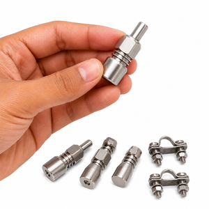 Stainless Steel Boat Ball Joints <b>Cable</b> Clamps M5 M6 Marine Control <b>Cable</b> Shift <b>Throttle</b> Connector KitStainless Steel Boat Ball J - Product Image 3