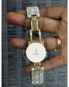 Diamond <b>Watch</b> Hip Hop Stainless Steel Sapphire <b>Crystal</b> Luxury VVS Moissanite Automatic Iced out Bling <b>Watch</b> Custom Analog - Product Image 5
