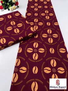Tissu en coton imprimé wax africain double face occultant de qualité supérieure pour robes Ankara, imperméable, vente en gros, export Hitjem - Product Image 3