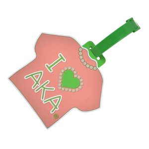 <b>Pink</b> Green T-Shirt Luggage Tag Shirt Shape Travel Bag ID Label Durable <b>Suitcase</b> Identifier Decorative Baggage Tag Women - Product Image 2