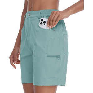 Shorts de golf personnalisés pour femmes, respirants, 100% coton, légers, athlétiques, fabrication OEM, exportateur pakistanais. - Product Image 3