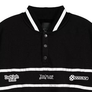 Sweat-shirt à capuche d'hiver décontracté pour hommes avec logo personnalisé en gros Col rugby sérigraphié Motif solide brodé Coupe surdimensionnée - Product Image 3