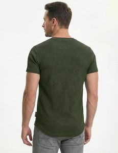 Camiseta de Algodón Sostenible para Hombre, Ecológica, Transpirable, Suave al Tacto, Ropa Casual de Moda, Fabricación de Ropa con Etiqueta Privada Personalizada - Product Image 3
