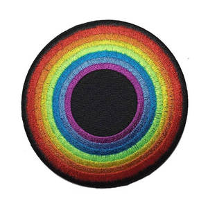 High Quality Lightweight PVC <b>Embroidery</b> Patch Iron-On Custom Logo Badge for Jeans Jackets Clothing Fashion Accessories Creative - Product Image 4